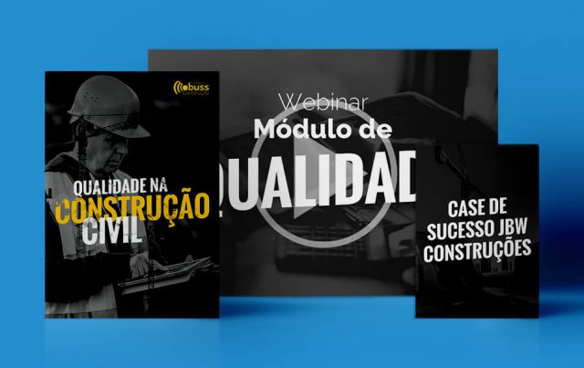 Kit Qualidade na Construção Civil: e-book + webinar + case de sucesso